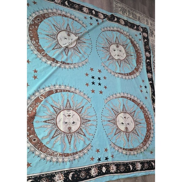 Earthbound Trading Co Other - Earthbound Trading Co Celestial Sun Moon Tapestry Wall Hanging 86x79 India *read